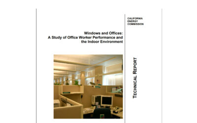 Windows and Offices: A Study of Office Worker Performance and the Indoor Environment